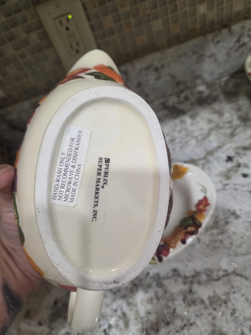 Publix cream ceramic